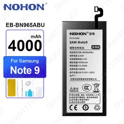 NOHON EB-BN965ABU Battery for Samsung Galaxy Note 9 10 20 Note9 N9600 N960U SM-N9600 SM-N960F SM-N965F Mobile Phone Batteries