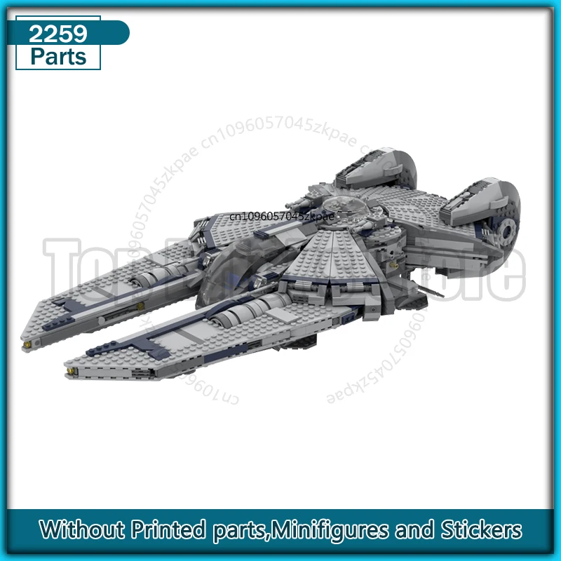 كروزر الفضاء فيلم YT-985 MOC بنة الطائرات نقل التكنولوجيا الطوب نموذج لتقوم بها بنفسك الجمعية عرض جمع اللعب #1