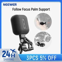 NEEWER Follow Focus Palm Support with 15mm Rod Clamp for PG001 PG003 Compatible with SmallRig Follow Focus