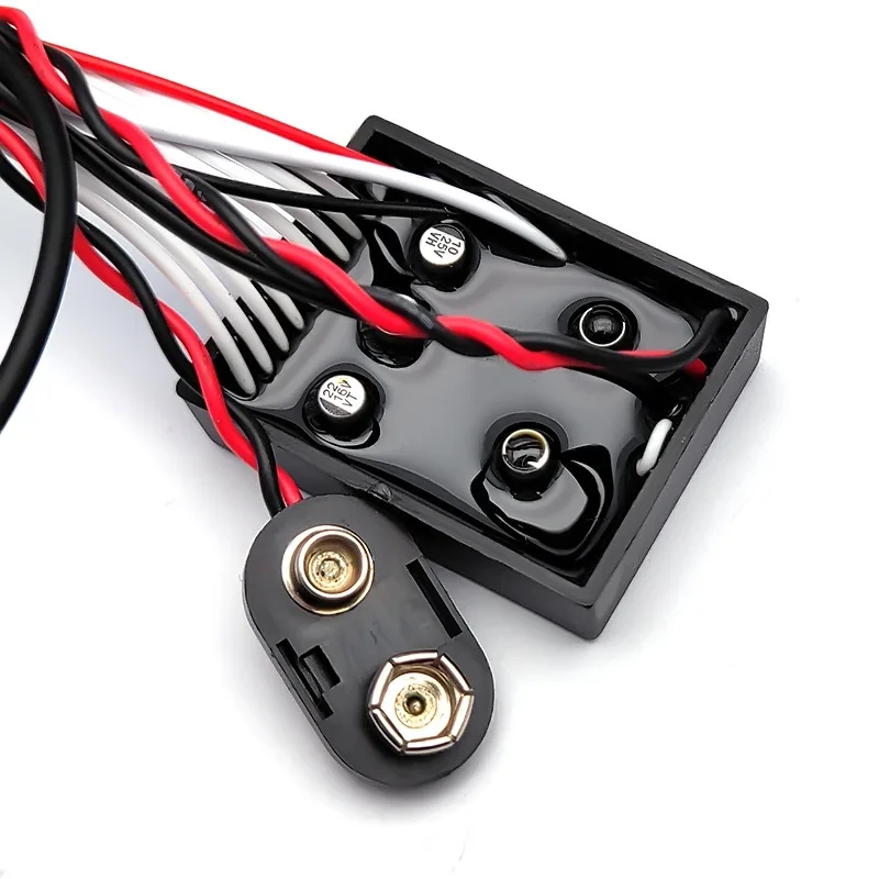 Three Section Bass Active Circuit, Main Volume, High, Medium and Low Frequency Control, Circuit Modification, Guitar Accessory
