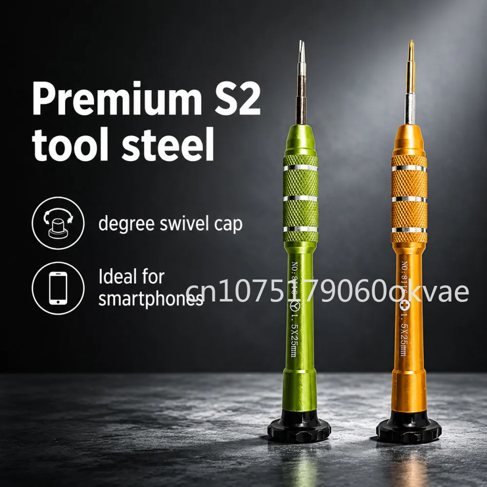 1.5mm Y-Tip Cross Screwdriver for Phone Repair Precision Tool for Nintendo Switch Watch Eyeglasses Repair Kit