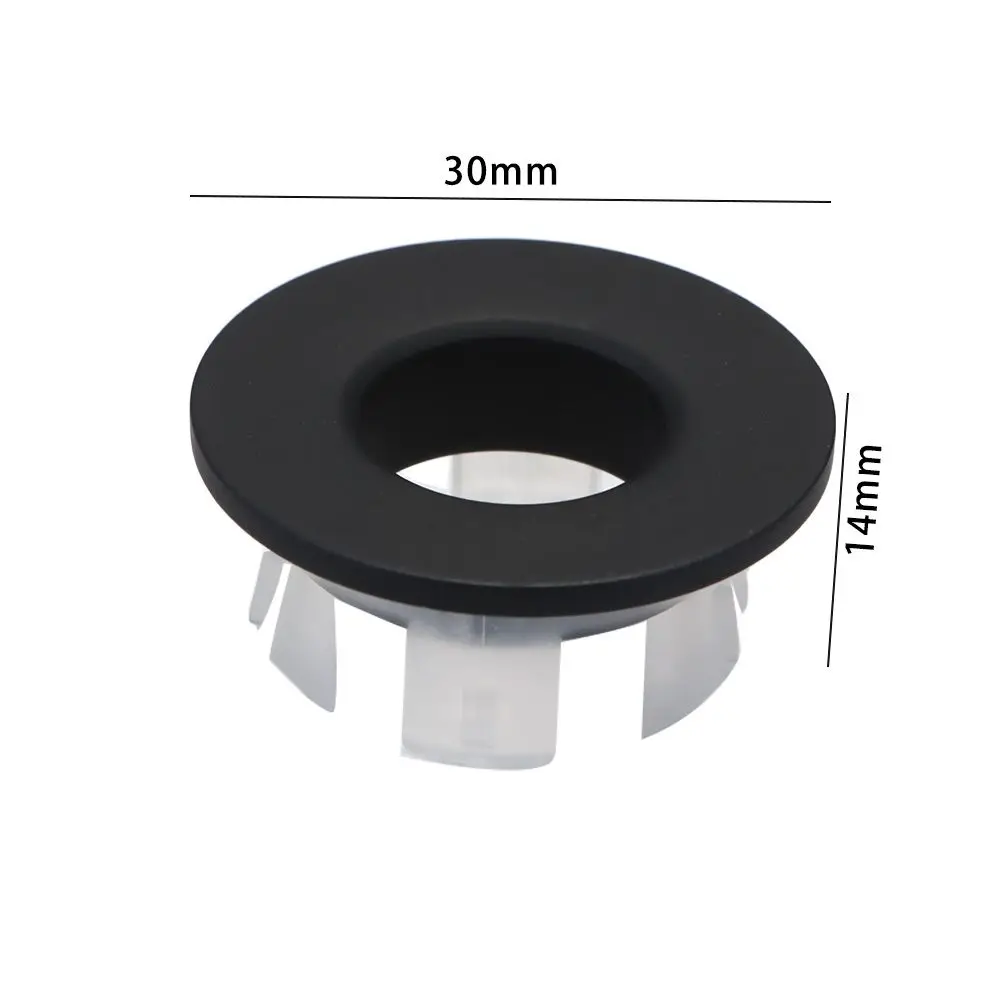 Kupfer Messing Waschbecken Wasserhahn Runde Überlauf Abdeckung Loch Kappe Einsatz Chrom Ring Badezimmer