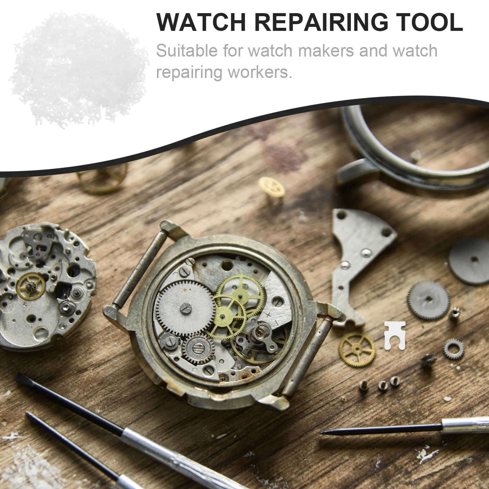 

1000Pcs Repair Tool Extend Life Durable Plastic Watchmaker Accessory Watch Repairing Stopper