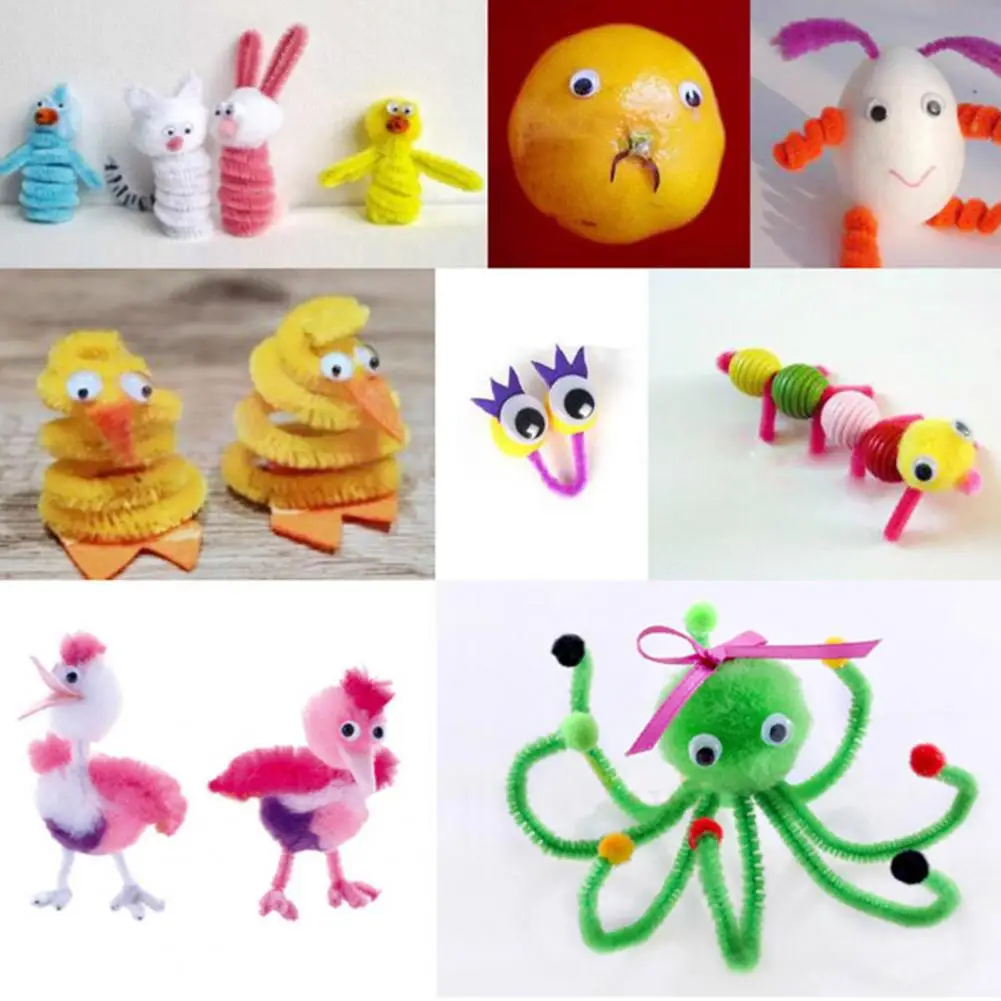 1 زوج 5/7/10/12/15 سنتيمتر مغناطيس الثلاجة ذاتية اللصق Googly تذبذب عيون ملصق DIY بها بنفسك أسود أبيض عيون Googly ملصقات الثلاجة