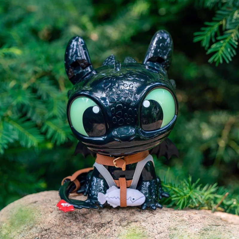 

Genuine Beijing Movie Park Dinosaur Toothless Emit Light Popcorn Bucket Storage Bucket Decorations Storage Bucket Souvenir Gift