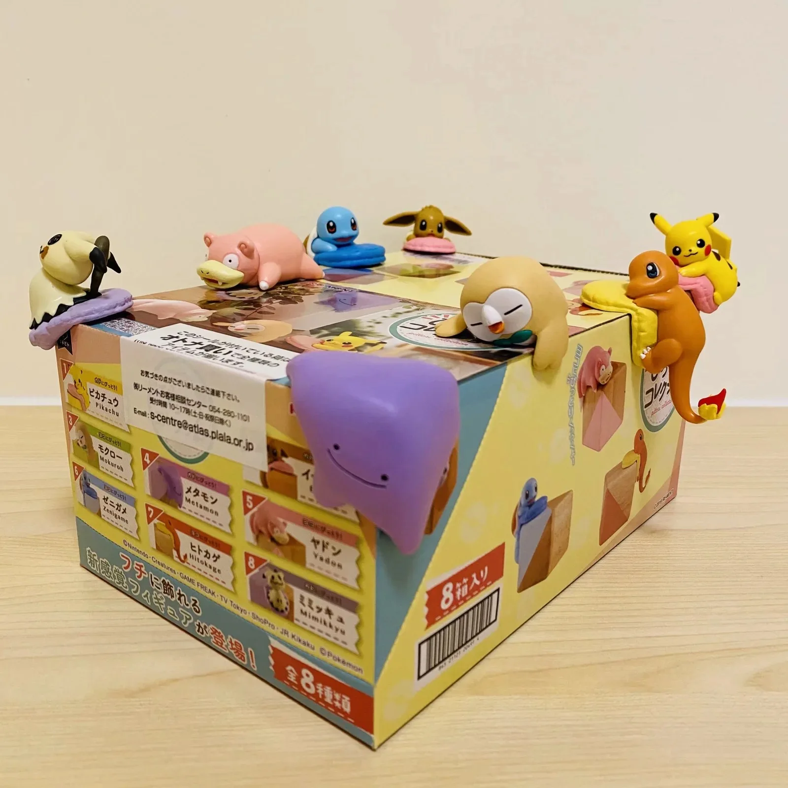 

Kawaii Pokemon Pikachu Mokuroh Metamon Mimikkyu Charizard Eevee PVC Action Figure Anime Statue Collectible Model Toys Doll Gifts