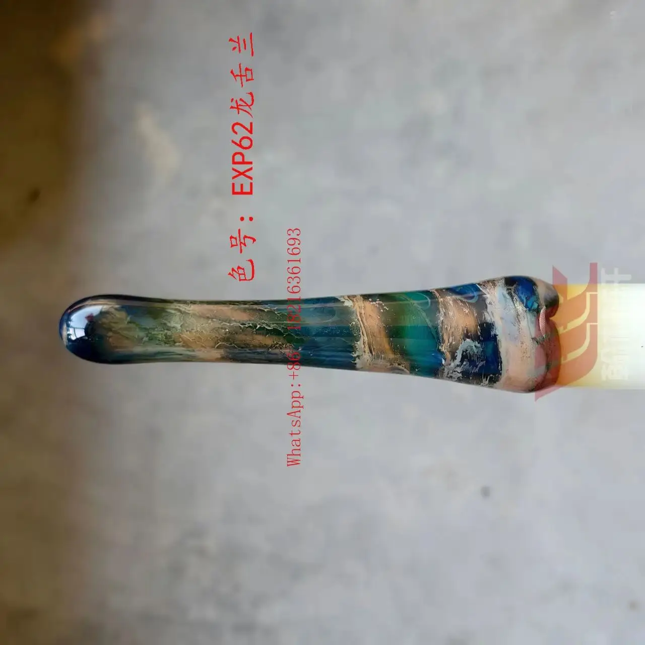 NEW  Burning Glass Lamp Rod Color Borosilicate Hard Material DIY Handmade Exp62 Blue Gray Fired Color Changing Rod