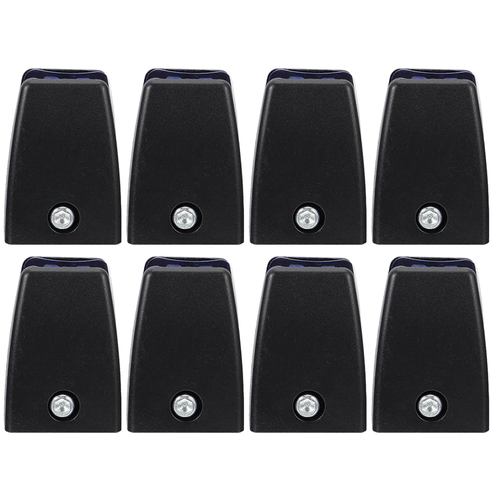 

8 Pcs Glass Partition Clips Desk Baffle Clamps ABS Material Office Desk Panel Clamps Screen Holders Shield Retainer Thickened