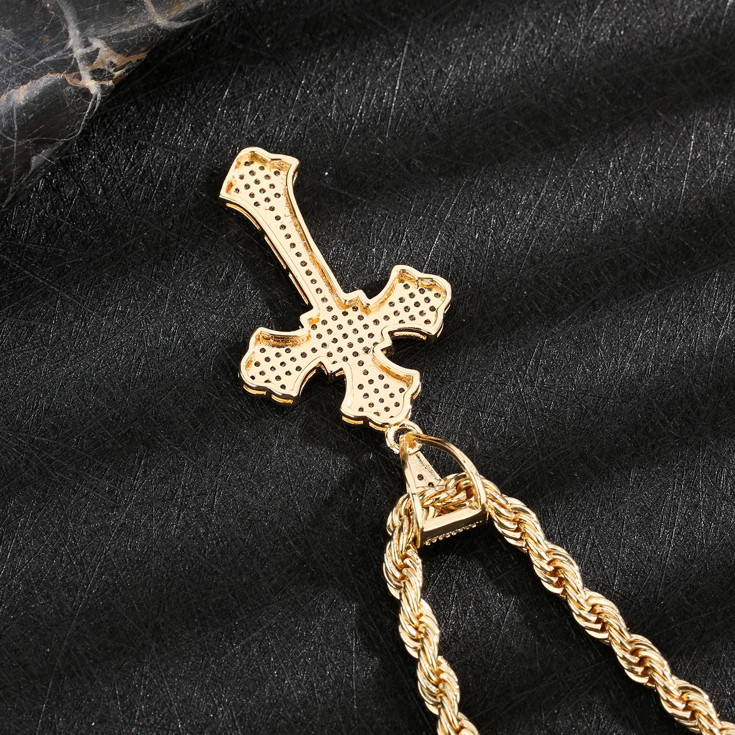 Neuer Hip-Hop-Kreuz-Anhänger f – Men'S Fashion Easter Bewertung und Preis