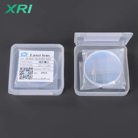 WSX 레이저 보호 렌즈, NC60 NC62 파이버 레이저 헤드 보호 윈도우용, D37x7mm, 6kW