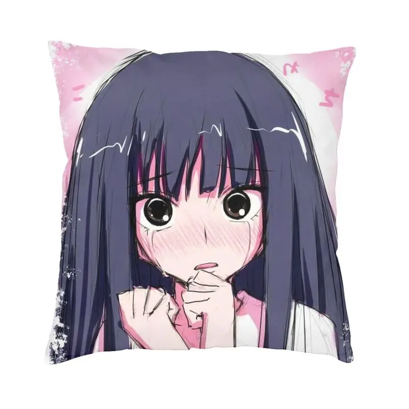 Kimi Ni Todoke Cushion Covers 40x40cm Soft Crying Sawako Kuronuma Throw Pillow Case Sofa Square Pillowcase Bedroom Decoration