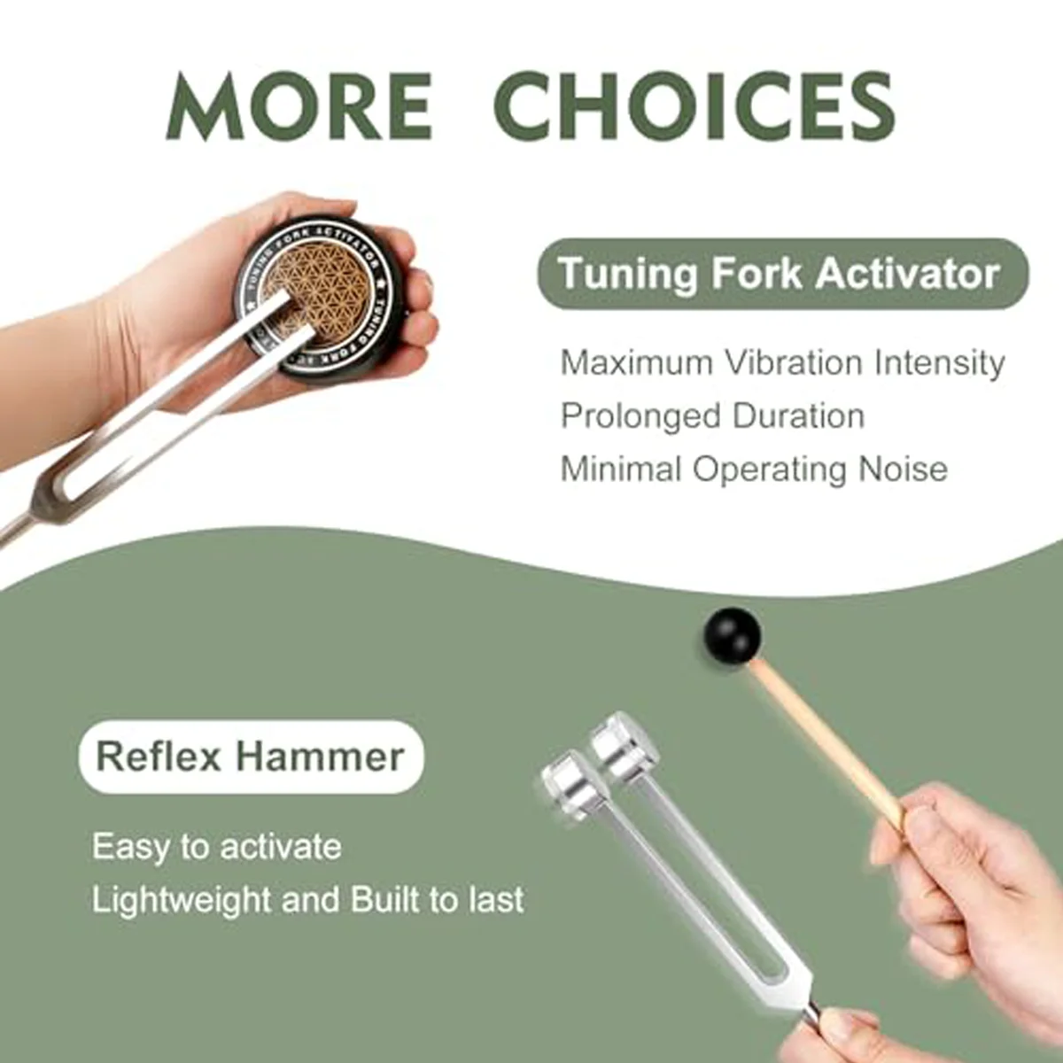 Miwayer Professionelles Stimmgabel-Set 128Hz 136,1Hz 256Hz 384Hz für Klangtherapie – Detail 3