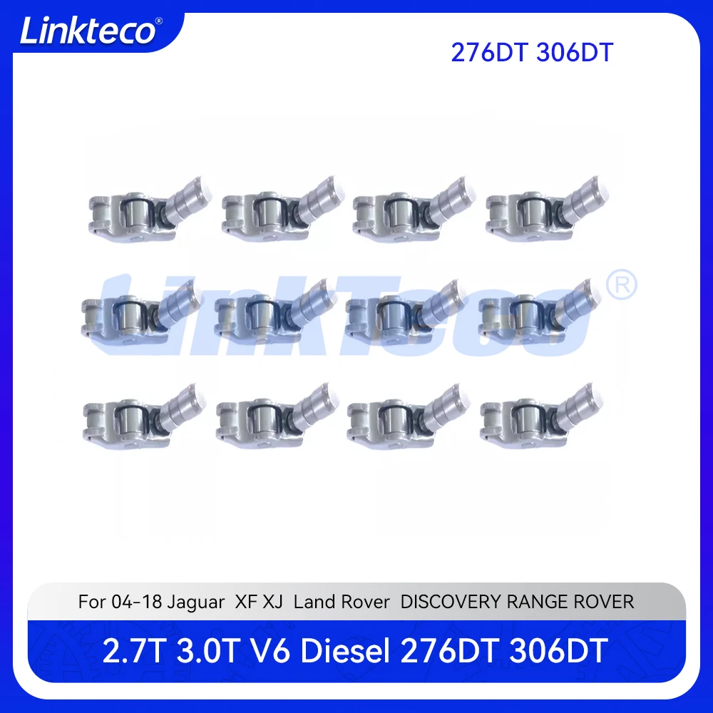 Engine 12X Rocker Arm Valve Lifters For 2.7 3.0 Diesel Land Rover DISCOVERY RANGE ROVER SPORT Jaguar XF XJ 276DT 306DT 3.0T 2.7T