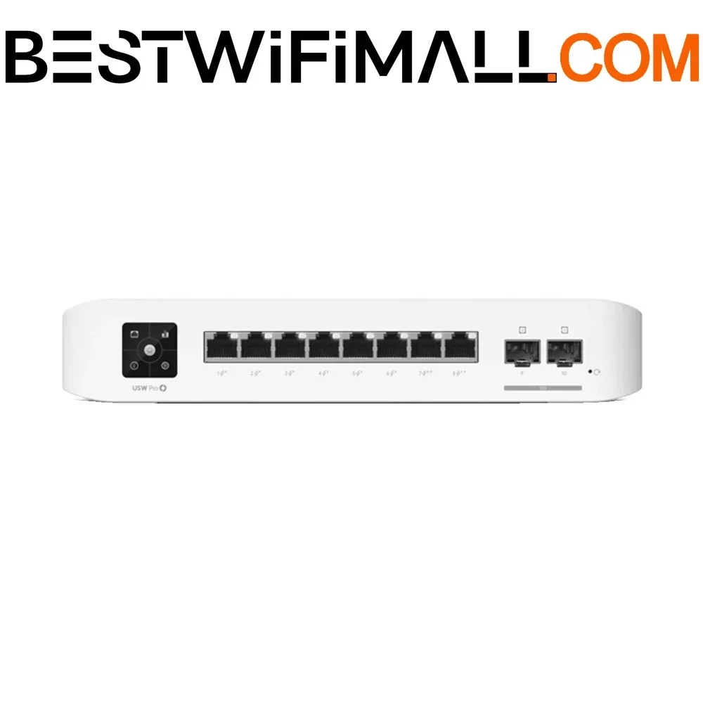 

Коммутатор UBIQUITI USW-Pro-8-POE 120W, 8 портов PoE, Layer 3, Pro, 8xGbE PoE+, 6xGbE PoE+, 2xPoE++, 2x10G SFP+, пропускная способность 56 Гбит/с
