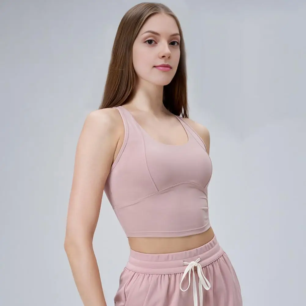 メッシュスプライシングスポーツブラ ハイインパクトレーサーバックスポーツブラ 女性用 パッド入りサポート付き ジムワークアウト ランニング フィットネスに最適