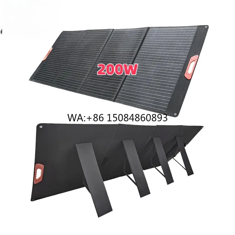 400W High Conversion Monocrystalline Foldable Solar Panel Outdoor RV Vehicle Battery Portable Fast Charging