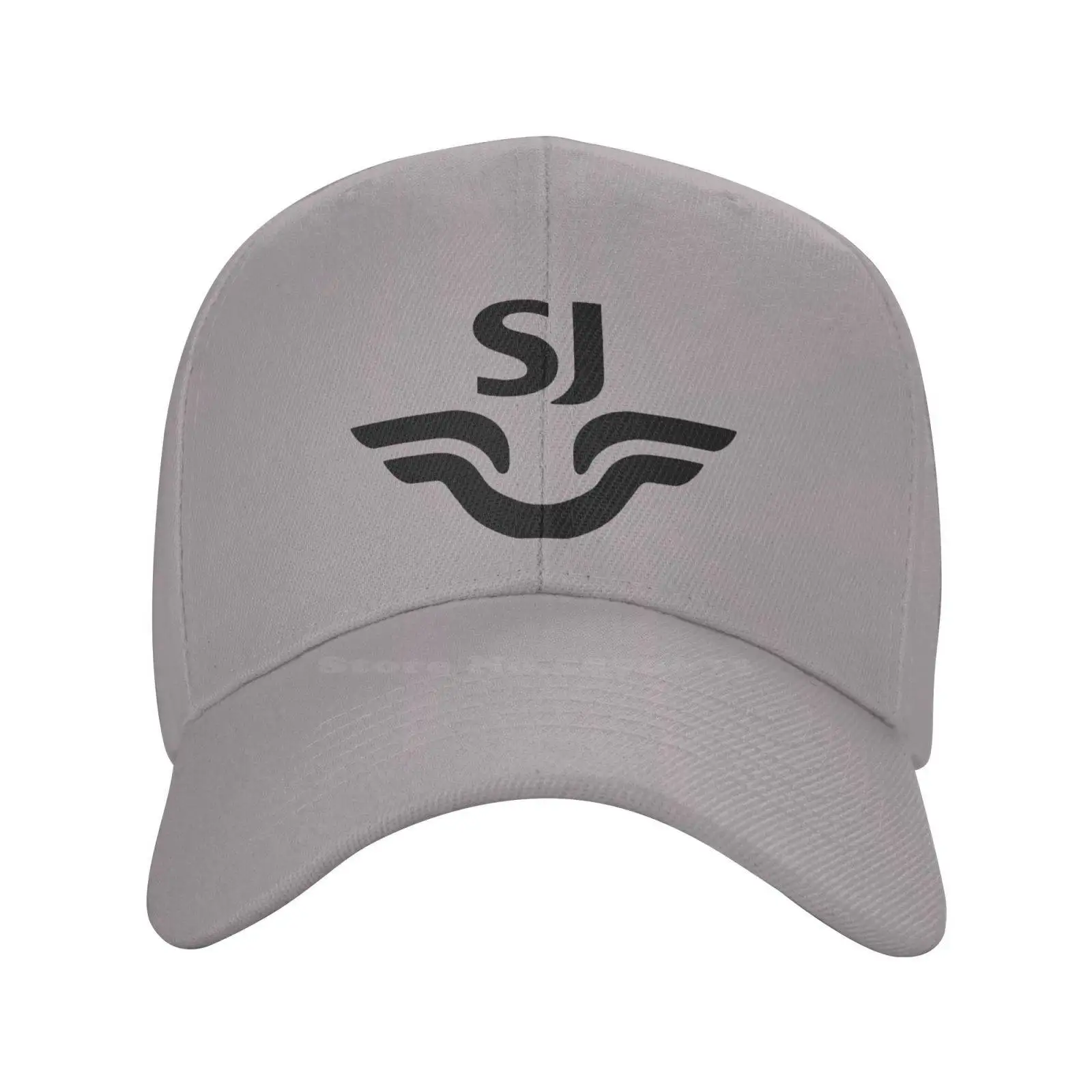 SJ AB Logo Fashion quality Denim cap Knitted hat Baseball cap