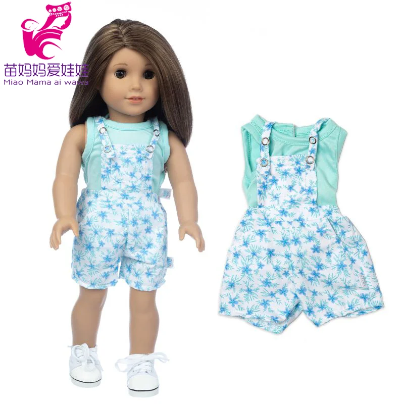 18 Inch American OG Girls Doll Clothes Black Blouse Tights Skirt 40cm Baby Doll Summer Shirt Office Suit