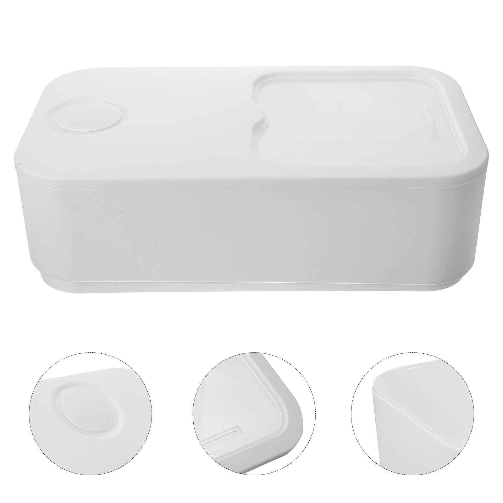 

Laundry Pod Holder Transparent Sliding Lid Large Capacity Laundry Room Storage Organizer Box Sundries Storage Box