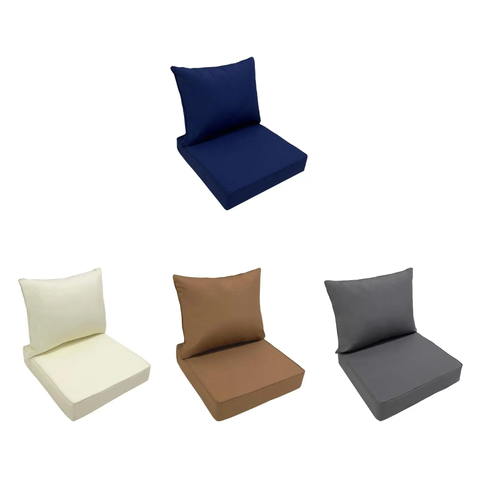 

Outdoor Deep Seat Cushion Set with Handle Widely Used High Density Sponge Removable Non Slip Packing Foam Sheet for Couch Sofa