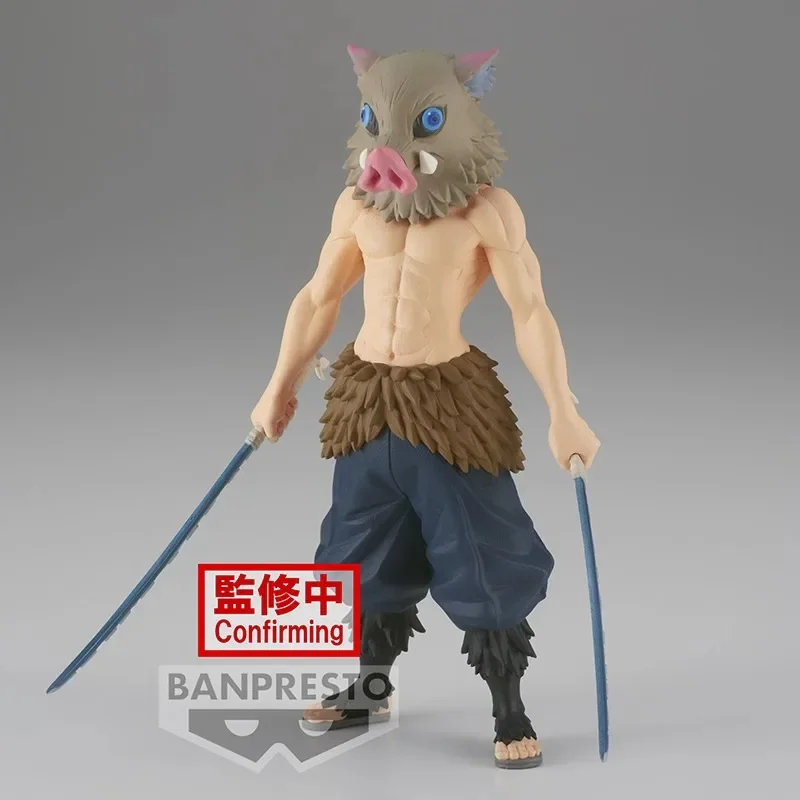 Bandai Original Banpresto Anime Demon Slayer Agatsuma Zenitsu Hashibira Inosuke PVC Action Figure Collectible Gift Model Toys