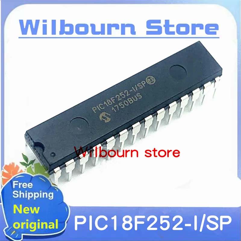 10piece 100% New PIC18F252-I/SP PIC18F252I/SP PIC18F252 DIP28 Microcontroller chip