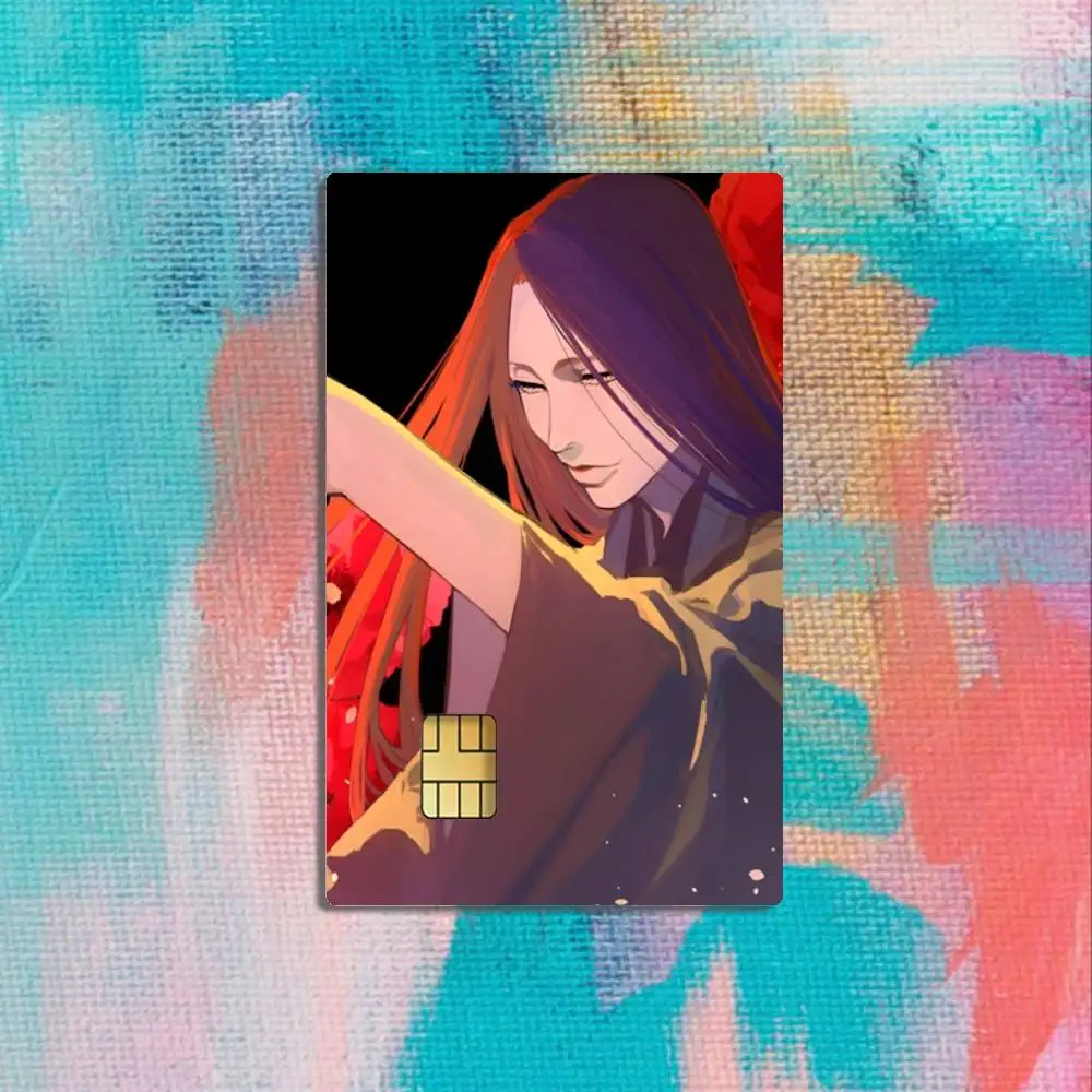 B-Bleach Retsu UnohanaS بطاقة ملصقات الائتمان فيزا الخصم البنك بطاقة شحن حافلة مترو ملصق مضاد للمياه صائق الديكور