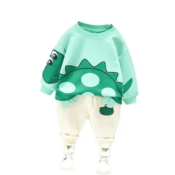 New Spring Autumn Fashion Baby Boys Clothes Children Cute Girls T-Shirt Pants 2Pcs/Sets Toddler Casual Costume Kids Tracksuits