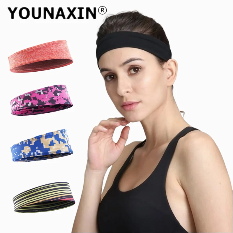 

Случайный цвет, спортивная повязка на голову, головные уборы для бега, впитывающая пот повязка на голову, баскетбольный пояс-антиперспирант, пояс для фитнеса, направляющий пот