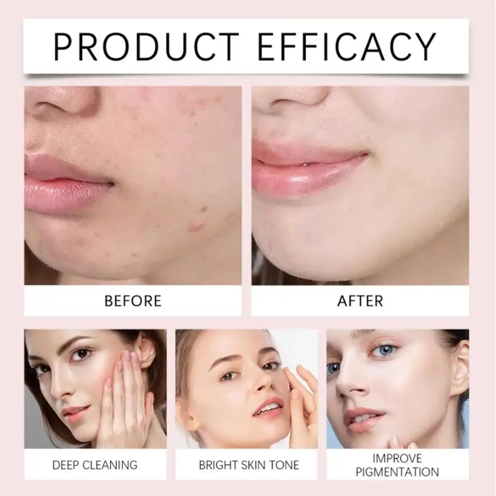 Nieuwe natuurlijke gezichtsschuimwas Verhelderende zachte en niet-irriterende gezichtswas Hydraterende vitamine C Face Wash Cleanser voor gezichtsverzorging