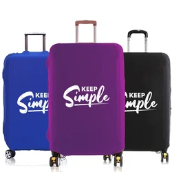 Cubiertas antipolvo para carrito de equipaje, accesorios de viaje de 18-30 pulgadas, fundas para equipaje, funda elástica para maleta, moda para mantener una impresión simple