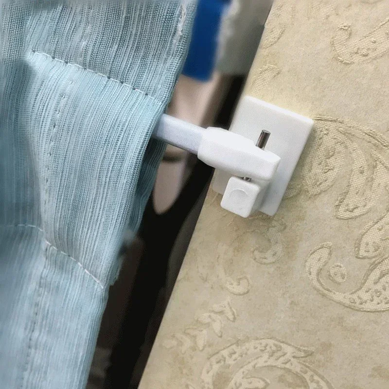 10Pcs Self-adhesive Wall Hook Storage Hooks Kitchen Bathroom Hook Curtain Buckle Curtain Hooks Buckle Accessories