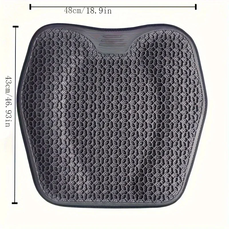 1PC Hot Selling Honeycomb Gel Seat Cushion Breathable Ergonomic Chair Pad for Car Office Home, Washable Lightweight Support