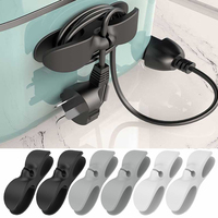 Wire Cable Organizer Tidy Management Clips Holder Adhesive Cord Storage Wrapper Winder for Kitchen Appliances Computer