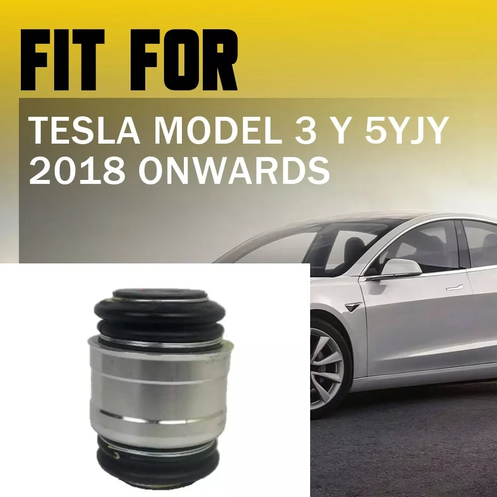 

1pc Car Rear Axle Knuckle Hub Bush For Tesla Model 3 Y 5yjy 2018-Rear Axle Rh Lh Knuckle Hub Bush Mounting Metal ABS Accessories
