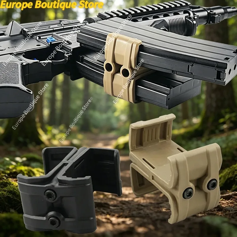 Double Magazine Coupler Parallel Connector For M4 AR 15 Rifle Polymer Tactical Clip Universal Hunting Accessories