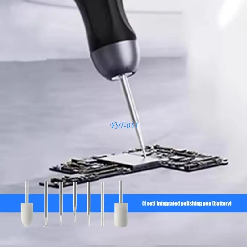 E15A Set of 1 Professional Polishing Pen Includes 7 Executives for Engraving Crushing