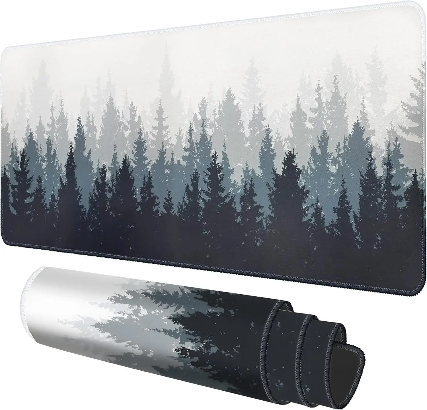 Forest Pattern Gaming Mouse Pa - Gaming Desk Mat บทวิจารณ์และราคา