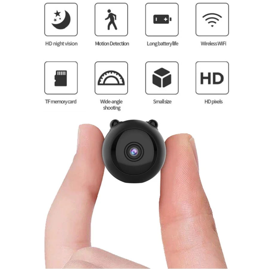 Mini-Kamera HD-Sensor Nachtsicht-Camcorder drahtlose WiFi Home Office Baby phone Auto DVR Dash Cam Haustier Sicherheits überwachung