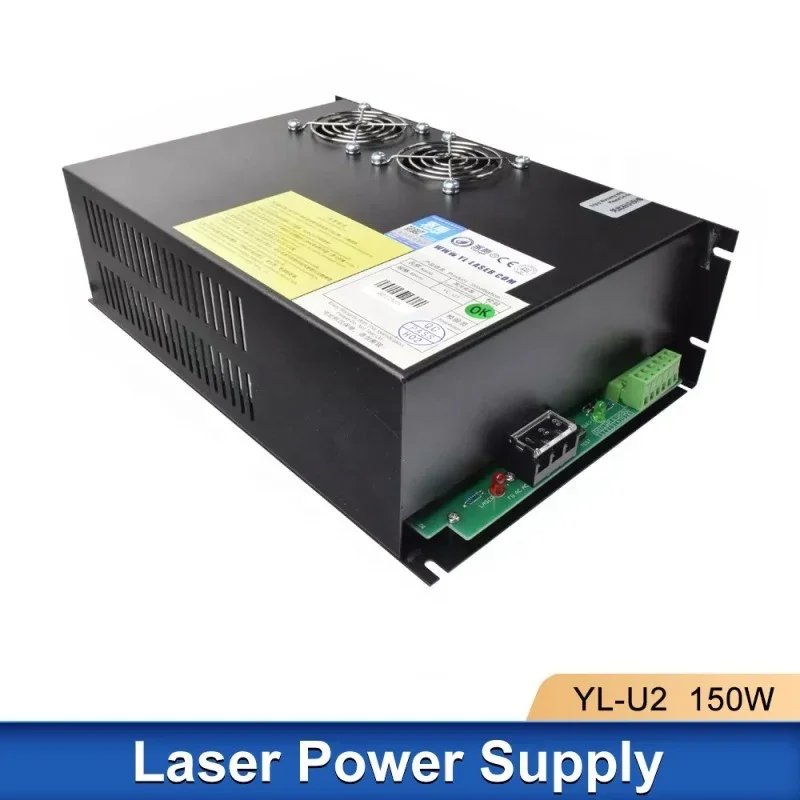 YONGLI 110V 220V 100w 130w 150w 180w Co2 Laser Power Supply for Co2 Laser Tube