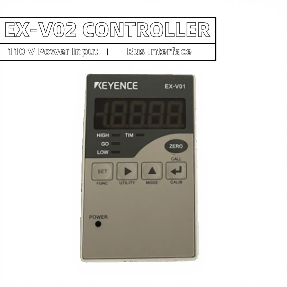 EX-V02 110V Original Supply Dedicated Controller Inductive Displacement PLC PAC Electronic Equipment Can Bus Carton