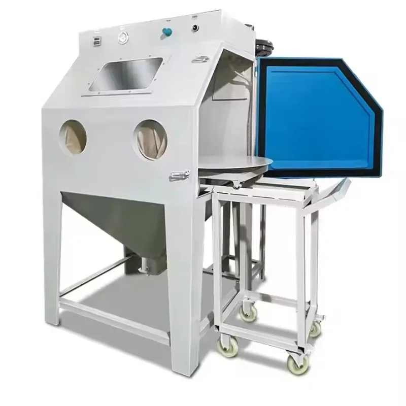 

Industrial Manual Sandblasting Cabinet Metal Refurbishing Dry Sandblasters Equipment