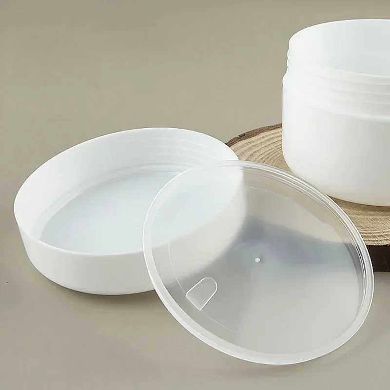 50pcs White Cosmetic Jars Plastic Storage Container Refillable Bottles Makeup Jar 10g 20g 30g 50g 100g баночки для косметики
