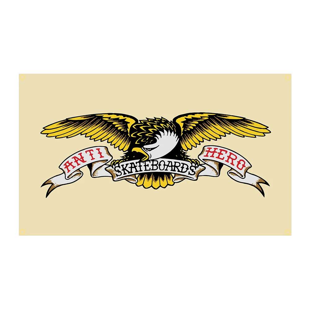 90x150cm Anti Hero Classic Eagle Skateboard Deck Flag Banner Decoration FLAGCORE