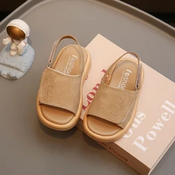 Summer Toddler boys PU Leather Sport Sandals Girls Slippers Beach Shoes Kids Infant Open Toe Casual Shoes 3 4 5 6 Year Sandalias