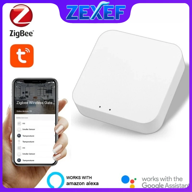

Многорежимный ZigBee Bluetooth-шлюз Tuya, беспроводная умная бытовая техника, пульт дистанционного управления, поддержка моста Alexa Google Home