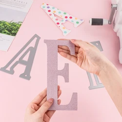 26pcs/Set 5cm/10cm/20cm Alphabets Cutting Dies for DIY Scrapbooking Paper Cards Making Crafts Decorative 2024 New Knife Mold