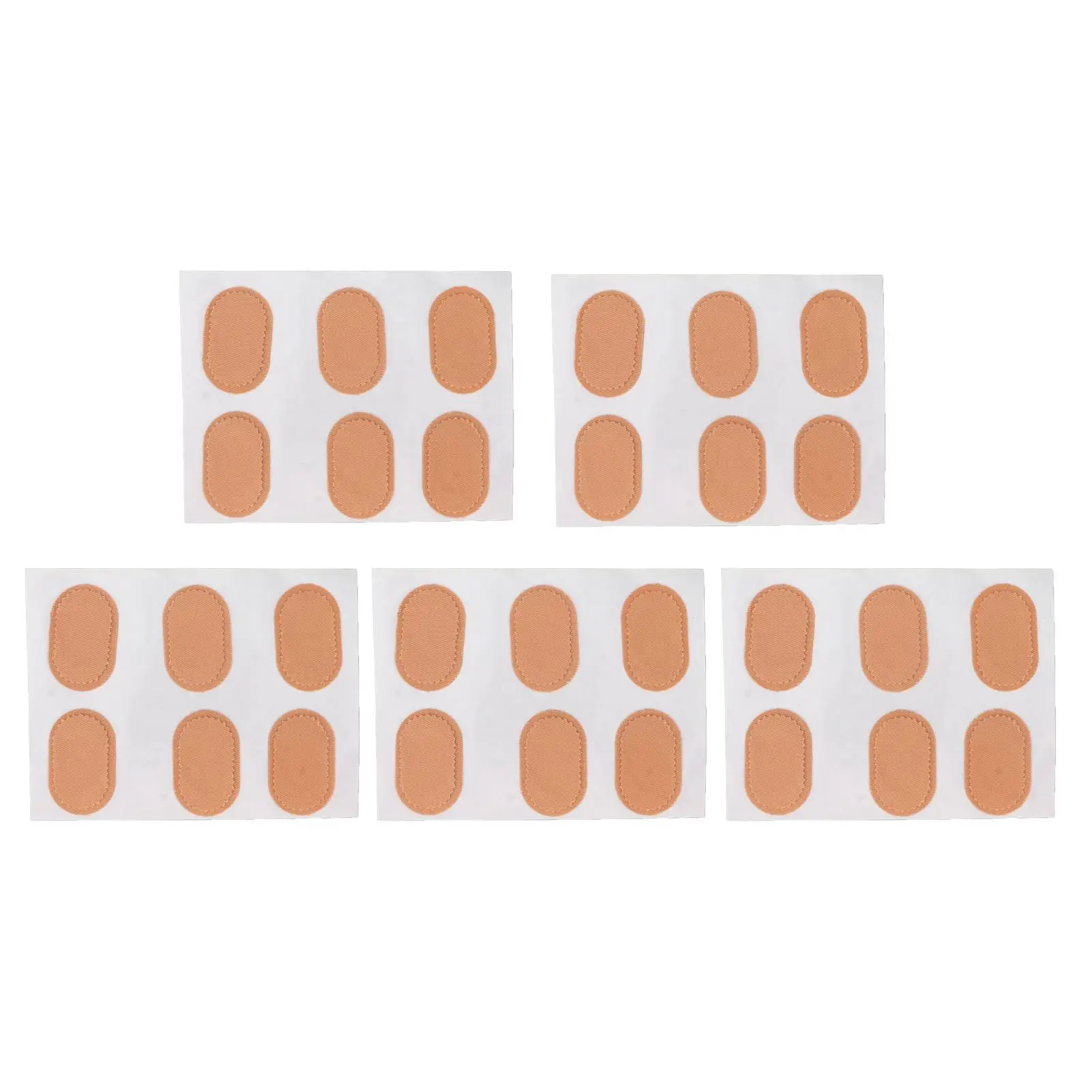 30 Stück Mais-Hornhaut-Patch, Fuß-Druckentlastung, weiche Baumwolle, Kissen, Hautton, Hornhaut-Pads für Reibung
