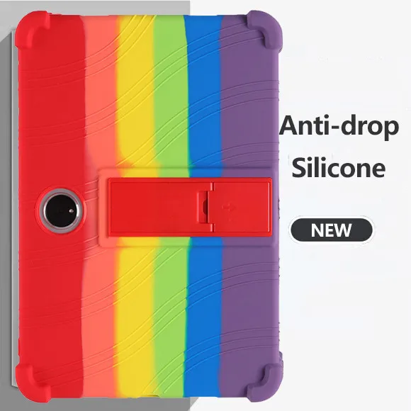 

Soft Silicone Tablet Case For OPPO Pad SE 10.95 inch OPD2419OPD2420 Adjustable Multi-angles Kickstand Cover Shockproof Kids Safe