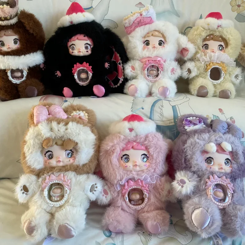 Nommi V7 One Bite Sweetheart Series Plush Blind Box Toy Amaryllis Series Unboxing Confirmation Edition Doll kawaii Birthday Gift
